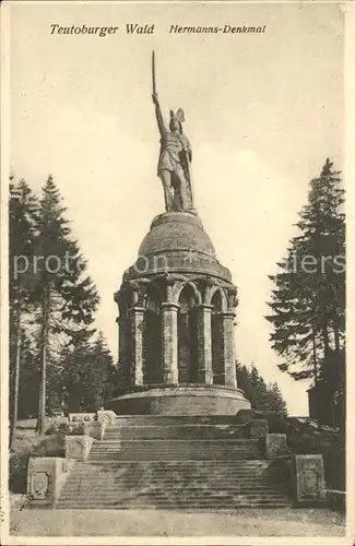 Teutoburgerwald Hermanns Denkmal Kat. Detmold