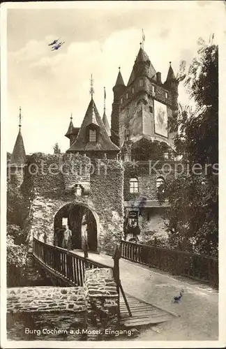 Cochem Mosel Burg Eingang Kat. Cochem