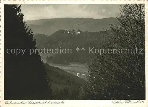 Laasphe Schloss Wittgenstein Laasphetal Kupfertiefdruck Kat. Bad Laasphe
