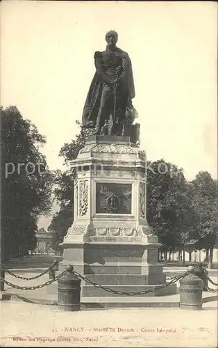 Nancy Lothringen Statue de Drouot Cours Leopold Monument / Nancy /Arrond. de Nancy