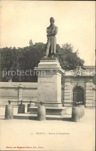 Nancy Lothringen Statue de Dombasle Monument / Nancy /Arrond. de Nancy