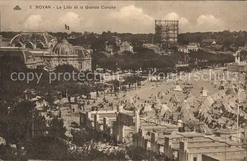 Royan Charente Maritime Le Lido et la Grande Conche Kat. Poitiers Charentes