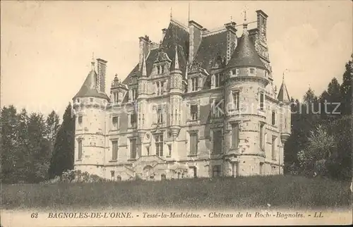 Tesse la Madeleine Chateau de la Roche Bagnoles Kat. Bagnoles de l Orne