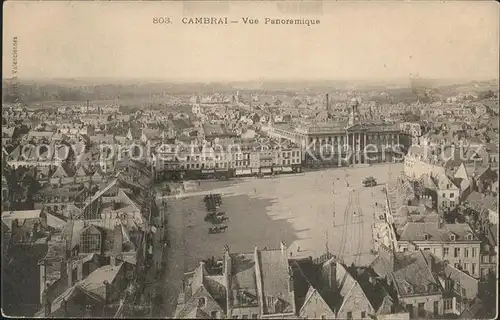 Cambrai Vue panoramique Kat. Cambrai