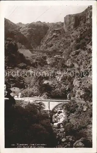 Tlemcen Les Cascades d El Ourid et les Ponts Kat. Algerien