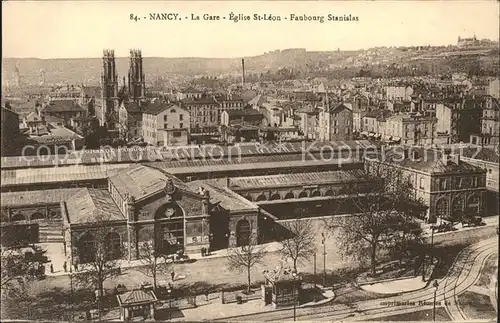 Nancy Lothringen La Gare Eglise Saint Leon Faubourg Stanislas / Nancy /Arrond. de Nancy