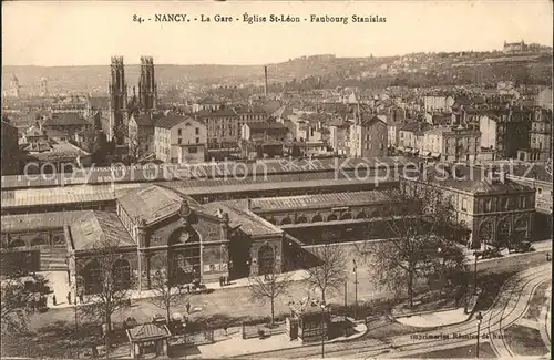 Nancy Lothringen Gare Eglise Saint Leon Faubourg Stanislas / Nancy /Arrond. de Nancy