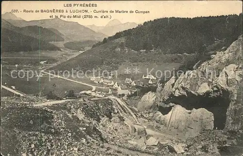 Pyrenees Region Route de Bagneres a Luchon Kat. Lourdes