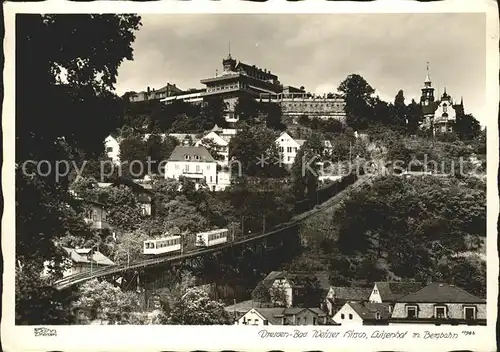 Bad Weisser Hirsch Luisenhof mit Bergbahn