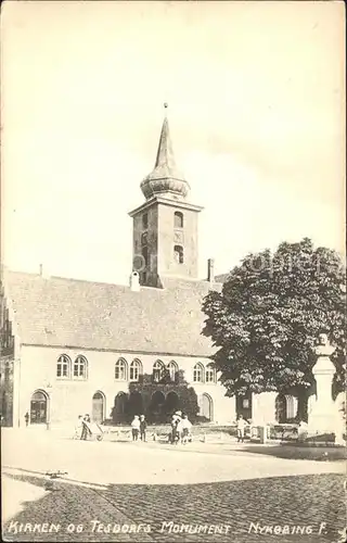 Nykobing Kirken og Tesdorfs Monument Kat. Daenemark