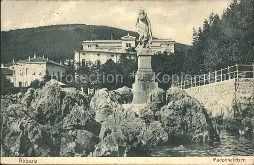 Abbazia Istrien Madonnafelsen / Seebad Kvarner Bucht /Primorje Gorski kotar