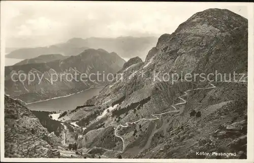 Kotor Montenegro Pestingrad Panorama / Montenegro /