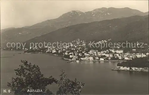 Abbazia Istrien Panorama / Seebad Kvarner Bucht /Primorje Gorski kotar