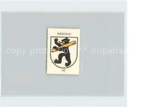 Herisau AR Briefmarke Wappen Kaffee Hag Kat. Herisau