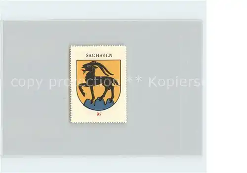 Sachseln OW Briefmarke Wappen Kaffee Hag Kat. Sachseln