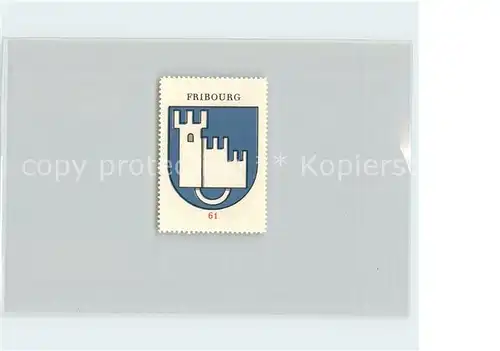 Fribourg FR Briefmarke Wappen Kat. Fribourg FR