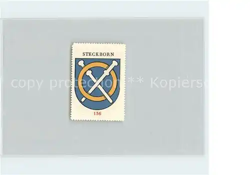 Steckborn TG Briefmarke Wappen Kaffee Hag Kat. Steckborn