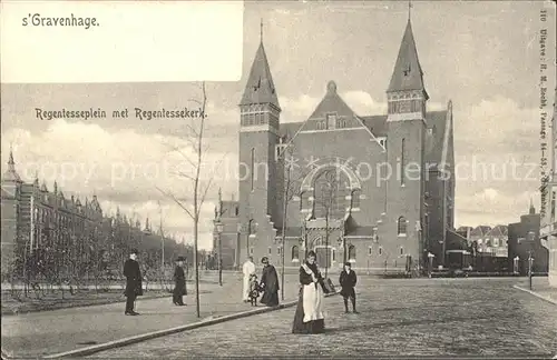 s-Gravenhage Regentesseplein met Regentessekerk / Niederlande /Niederlande