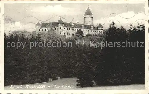 Benesov u Prahy Schloss Konopiste Kat. Beneschau