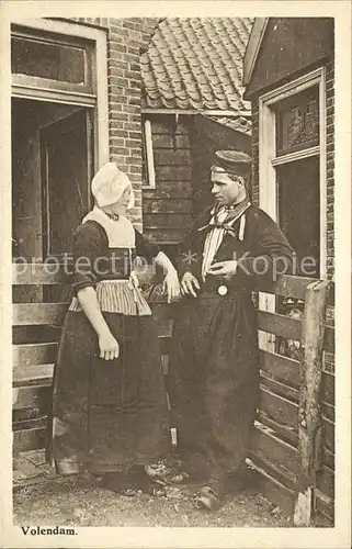 Volendam Familienfoto Kat. Niederlande