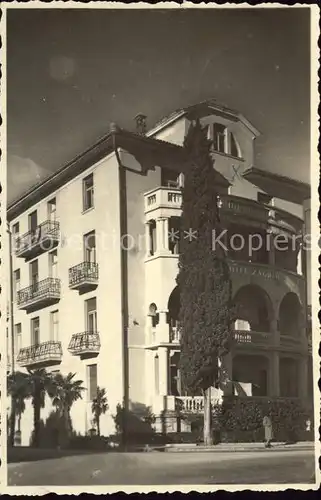 Opatija Istrien Hotel Zagreb Kat. 