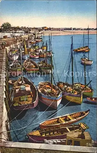 Royan Charente Maritime Le Port Bateaux Kat. Poitiers Charentes