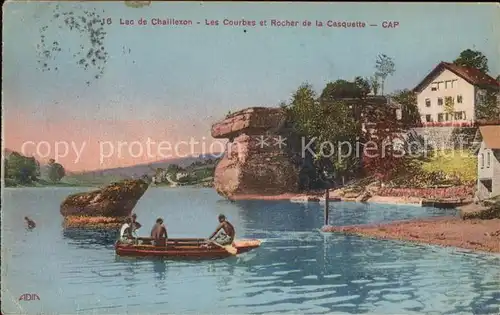 Lac de Chaillexon Les Courbes et Rocher de la Casquette / Les Brenets /Bz. Le Locle