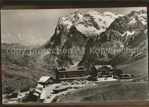 Wengen BE Kleine Scheidegg Berghotel Passhoehe Berner Alpen Kat. Wengen