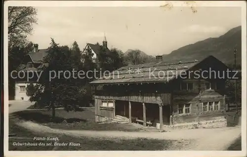 Fluehli Ranft Wallfahrtsort Geburtshaus des seligen Bruder Klaus / Sachseln OW /Bz. Obwalden