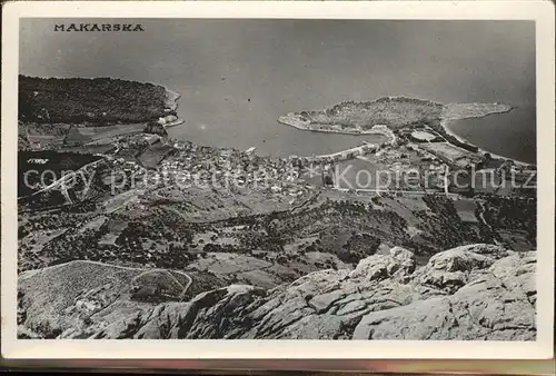Makarska Dalmatien Panorama Kat. Kroatien