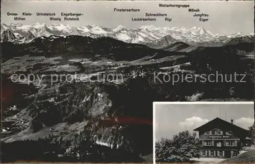 Hoernli Kulm Berggasthof Wahrzeichen des Toesstals Alpenpanorama Kat. Hoernli