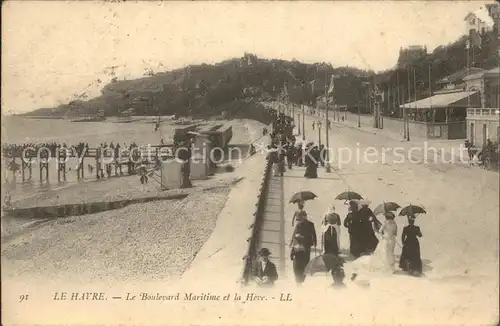 Le Havre Boulevard Maritime et la Heve Kat. Le Havre