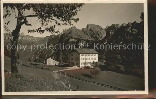 ka15860 Kleinberg Flums Kurhaus Gaiswiese Alpenblick Kat. Flums