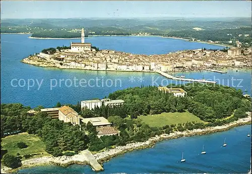 Rovinj Istrien Fliegeraufnahme