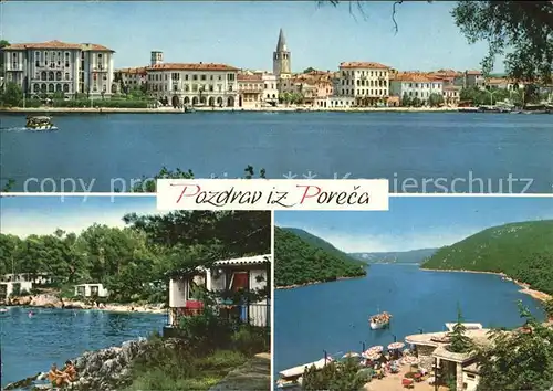 Porec Plava Laguna Bungalows Motel Lim Fjord Kat. Kroatien