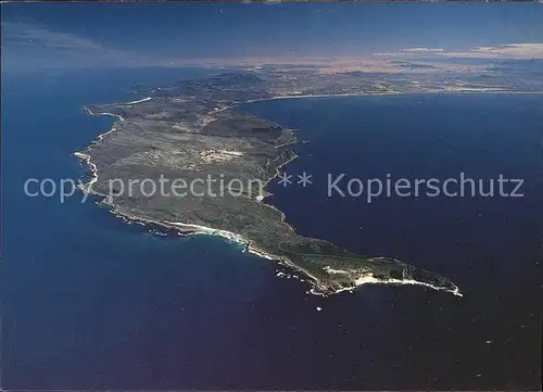 Cape Peninsula with Table Mountain in the background aerial view