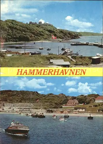 Hammerhavnen Hafen Strand Motorboot