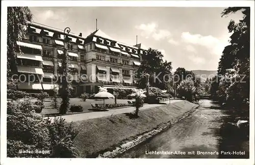 Baden Baden Lichertaler Allee Brenner Park Hotel Kat. Baden Baden