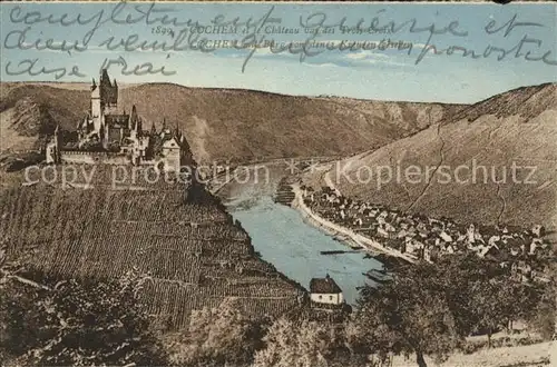 Cochem Mosel Panorama mit Burg Kat. Cochem