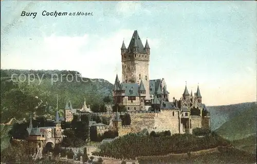 Cochem Mosel Burg Kat. Cochem