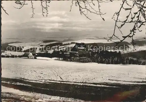 Altenberg Erzgebirge SVK VAB Sanatorium Raupennest Panorama Kat. Geising