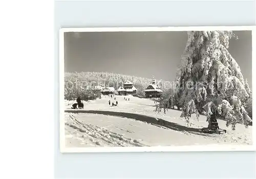 Pustevny Radhosti Winterimpressionen Kat. Tschechische Republik