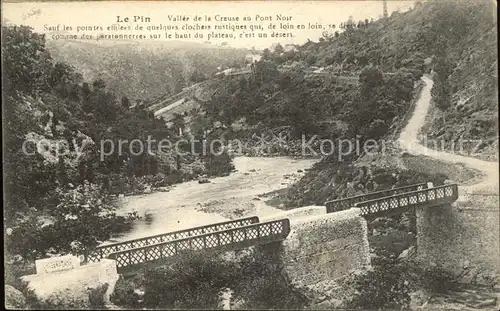 Le Pin Indre Vallee de la Creuse au Pont Noir Kat. Badecon le Pin