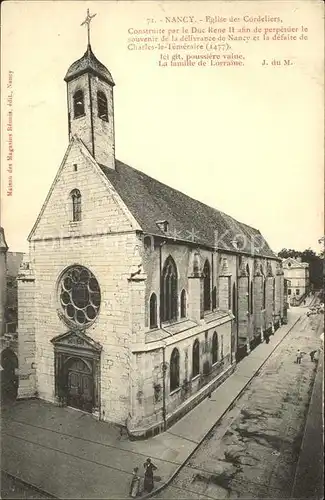 Nancy Lothringen Eglise des Cordeliers XV siecle / Nancy /Arrond. de Nancy