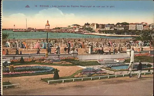 Royan Charente Maritime Jardin du Casino Municipal Plage Kat. Poitiers Charentes