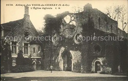 Les Vaux de Cernay Abbaye Eglise Ogivale Kat. Cernay la Ville