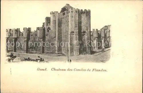 Gand Belgien Chateau des Comtes de Flandre Kat. Gent Flandern