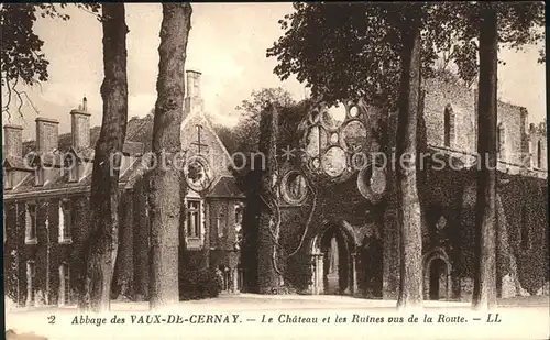 Les Vaux de Cernay Abbaye Chateau et les Ruines Kloster Kat. Cernay la Ville