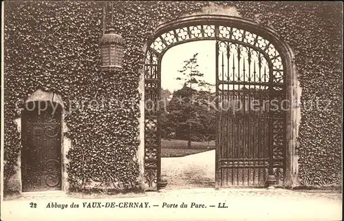 Les Vaux de Cernay Abbaye Porte du Parc Kloster Kat. Cernay la Ville