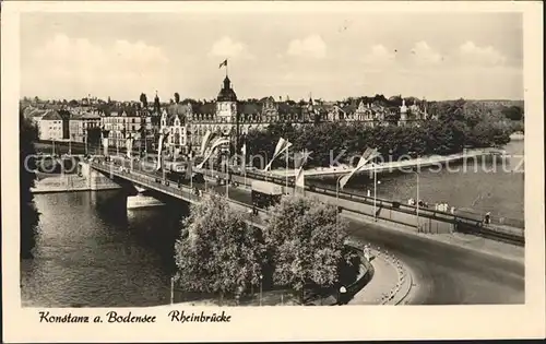 Konstanz Bodensee Rheinbruecke Kat. Konstanz